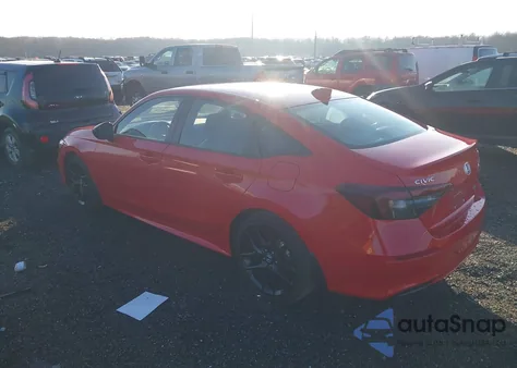 2025 Honda Civic Sport из США, поврежденный, VIN 2HGFE2F5XSH554172